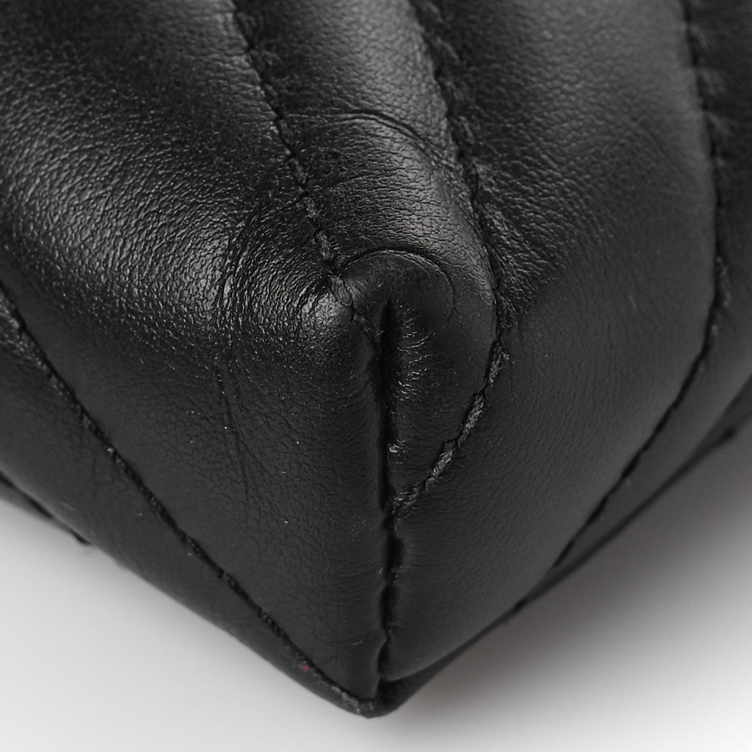 Gucci Calfskin Matelasse Mini GG Marmont Crossbody Bag Black 7 of 7
