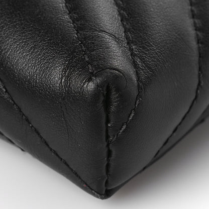 Gucci Calfskin Matelasse Mini GG Marmont Crossbody Bag Black 7 of 7