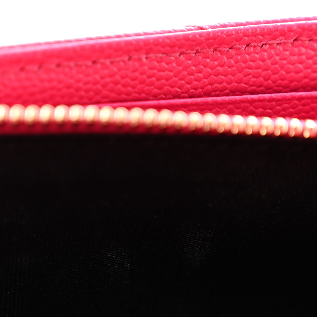 Grain De Poudre Matelasse Chevron Monogram Chain Wallet Bubblegum