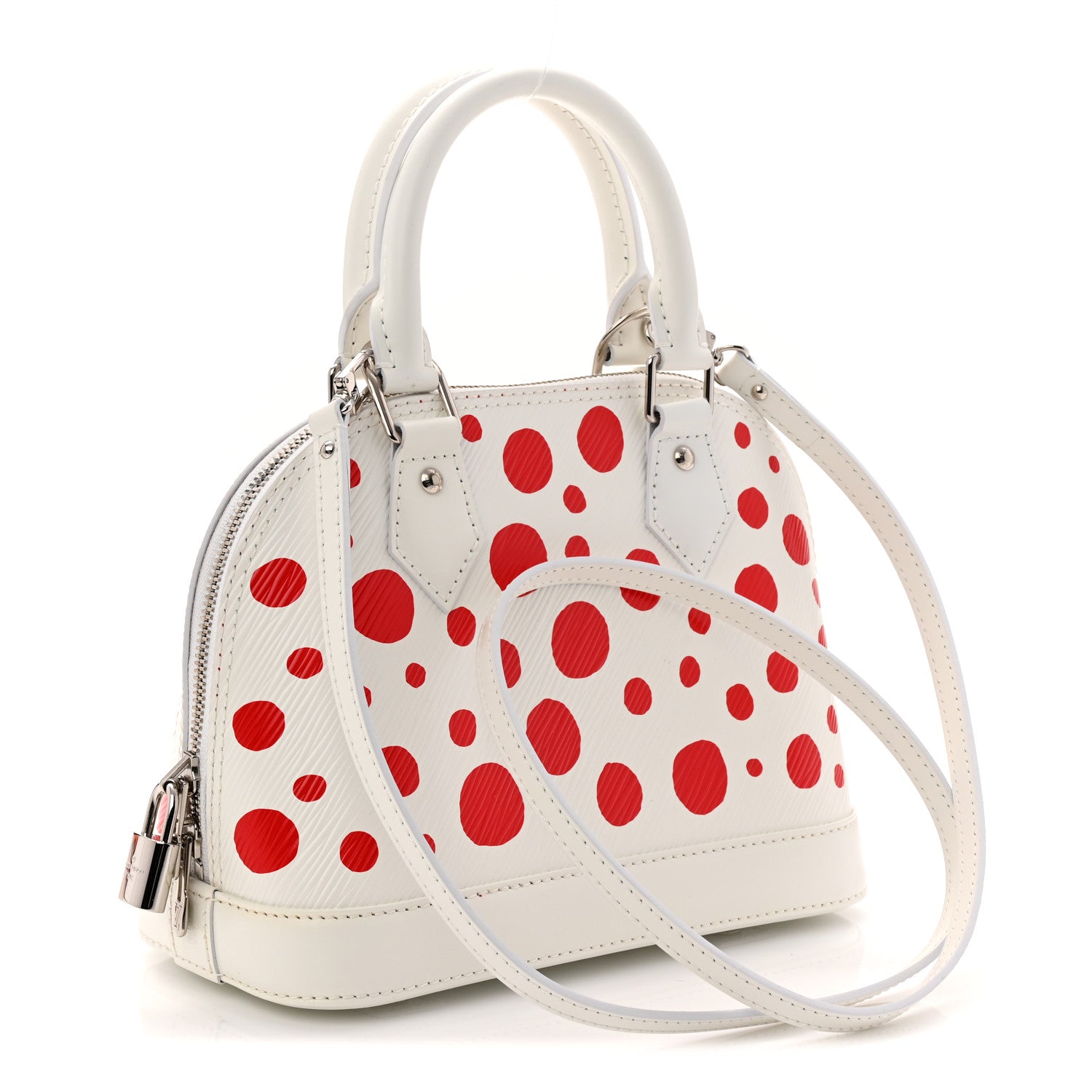Louis Vuitton LV X YK Epi Alma BB White 3 of 10
