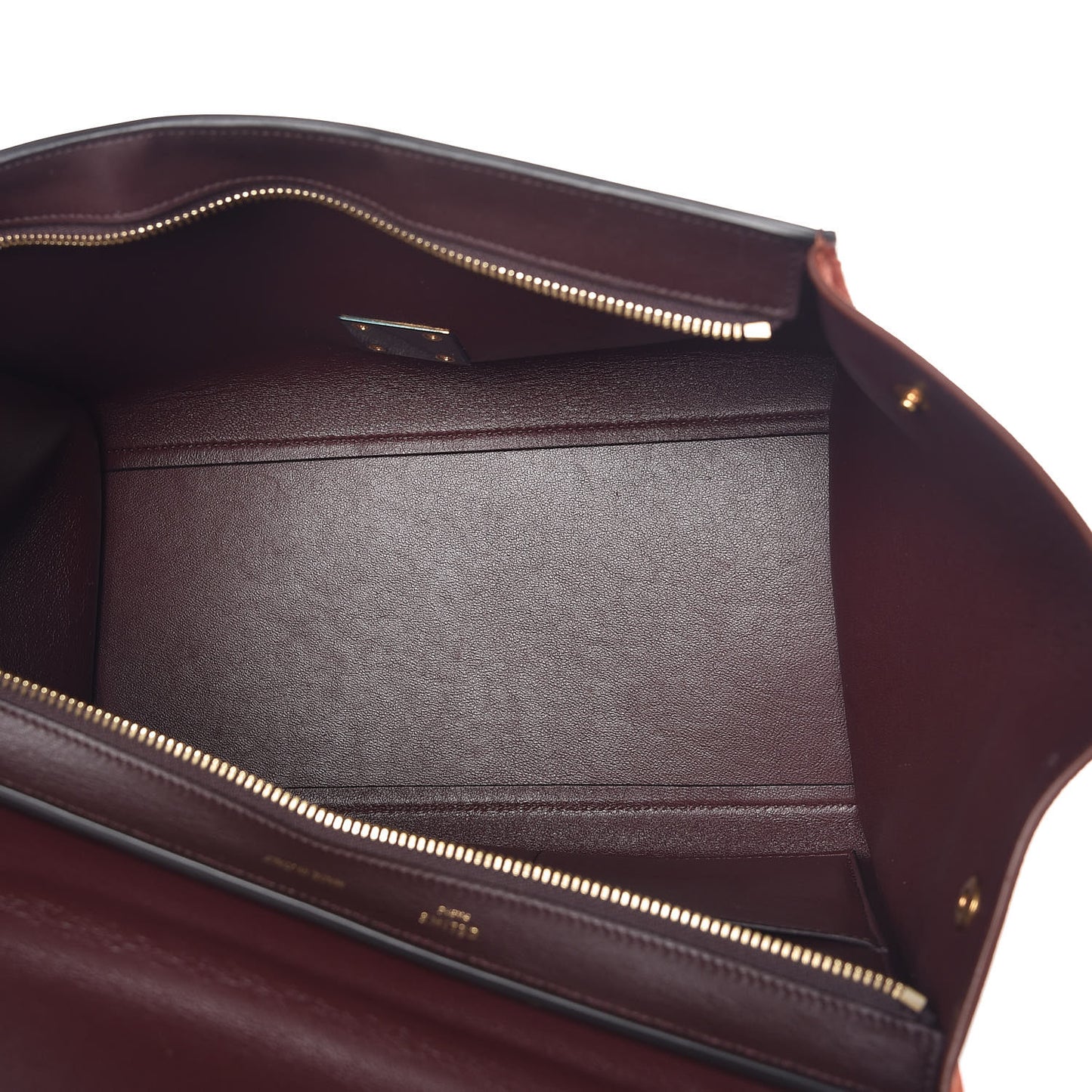 Smooth Calfskin Nubuck Small Tri-Color Trapeze
