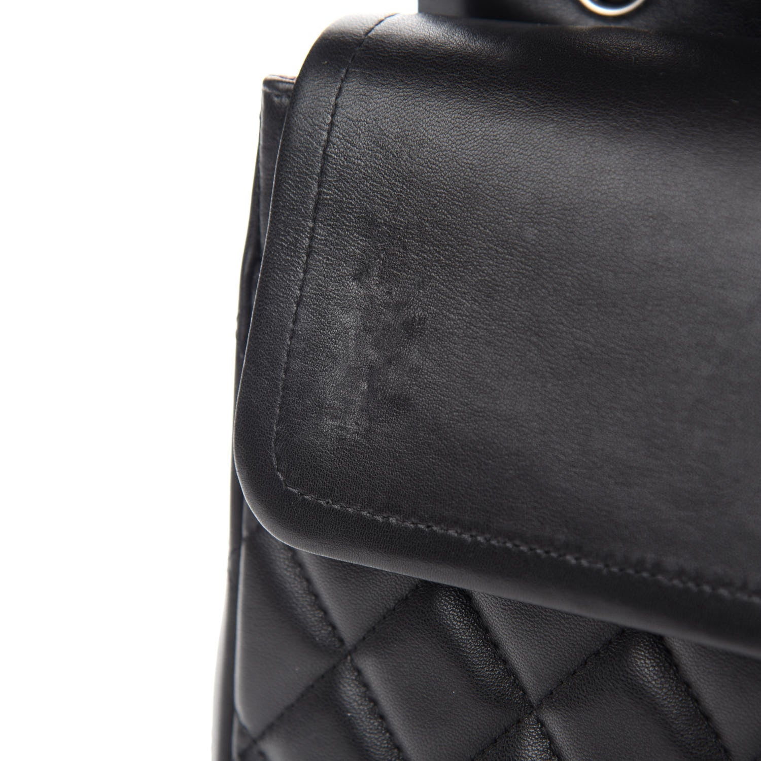 Chanel Lambskin Quilted Maxi Double Flap Black 10 of 13