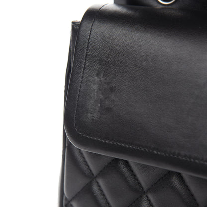 Chanel Lambskin Quilted Maxi Double Flap Black 10 of 13