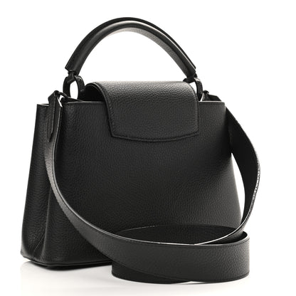 Louis Vuitton Taurillon Capucines BB Matte Black 3 of 10
