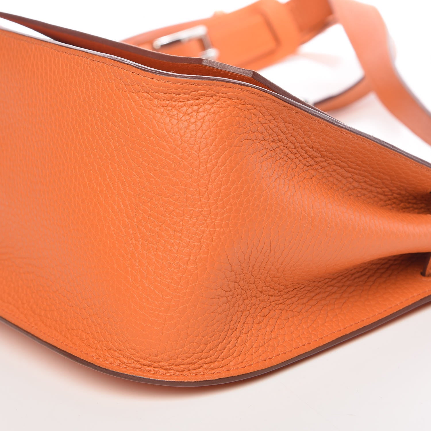 Hermes Taurillon Clemence Jypsiere 28 Orange 10 of 19