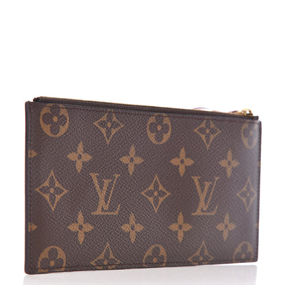 Louis Vuitton Monogram Felicie Chain Wallet Zippered Insert Fuchsia 3 of 6