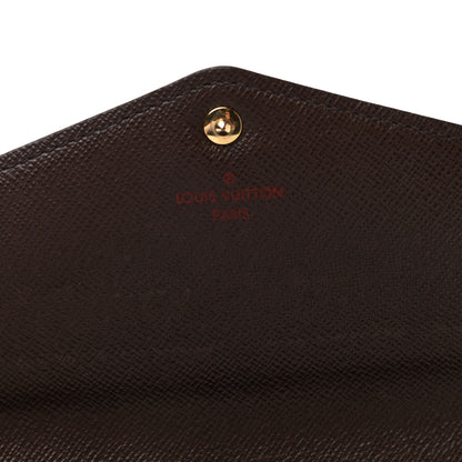 Louis Vuitton Damier Ebene Sarah Wallet NM 6 of 7