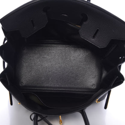 Hermes Taurillon Clemence Birkin 35 Black 7 of 32