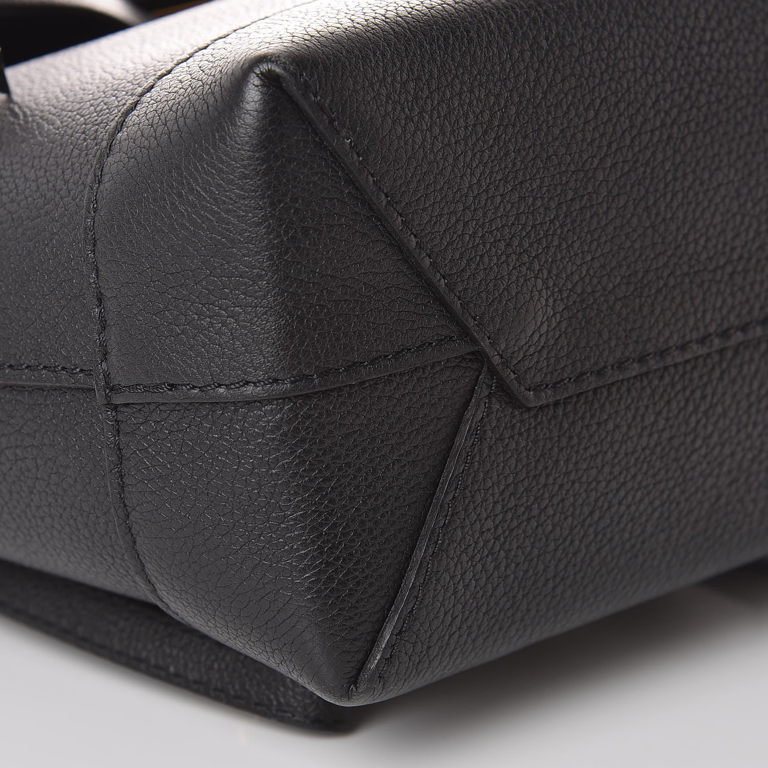 Louis Vuitton Calfskin Lockme Mini Backpack Black 10 of 11