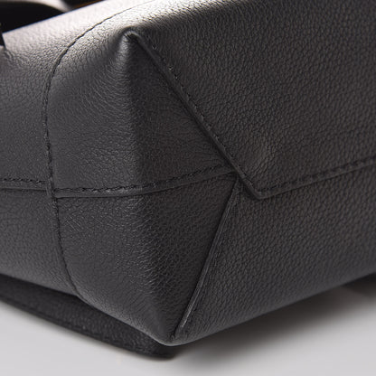 Louis Vuitton Calfskin Lockme Mini Backpack Black 10 of 11