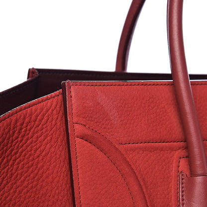 Celine Nubuck Medium Phantom Luggage Red 12 of 20