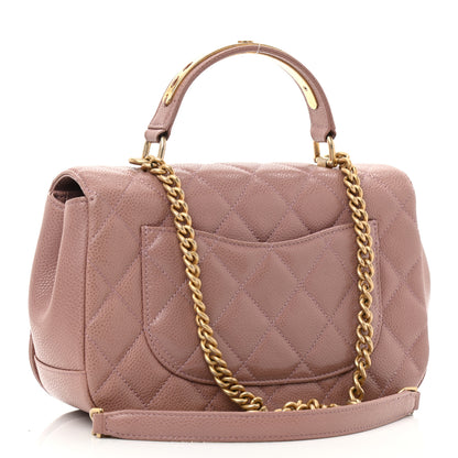 Chanel Caviar Carry Around Flap Bag Light Pink 3 of 8