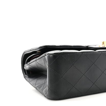 Chanel Lambskin Quilted Medium Double Flap Black 9 of 11