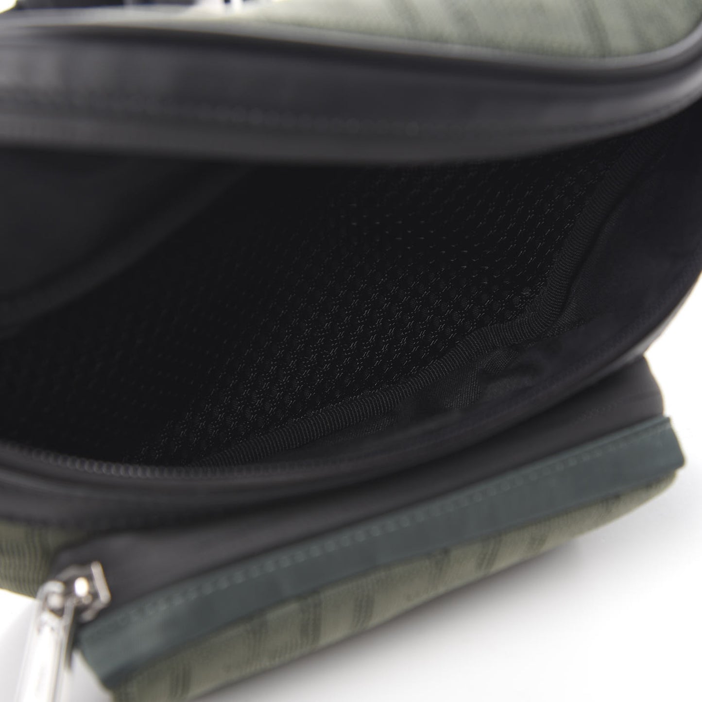 Neoprene Mesh Vitello Grace FF Pocket Belt Bag Verde Militare