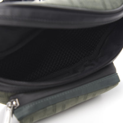 Fendi Neoprene Mesh Vitello Grace FF Pocket Belt Bag Verde Militare 4 of 9