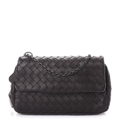 Bottega Veneta Nappa Intrecciato Mini Messenger Bag Espresso 1 of 11