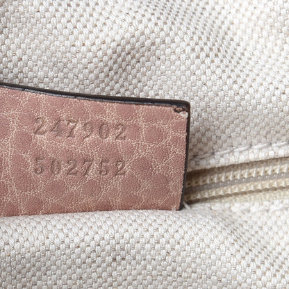 Gucci Guccissima Old Libeccio Medium Sukey Top Handle Bag Dark Cipria 7 of 11