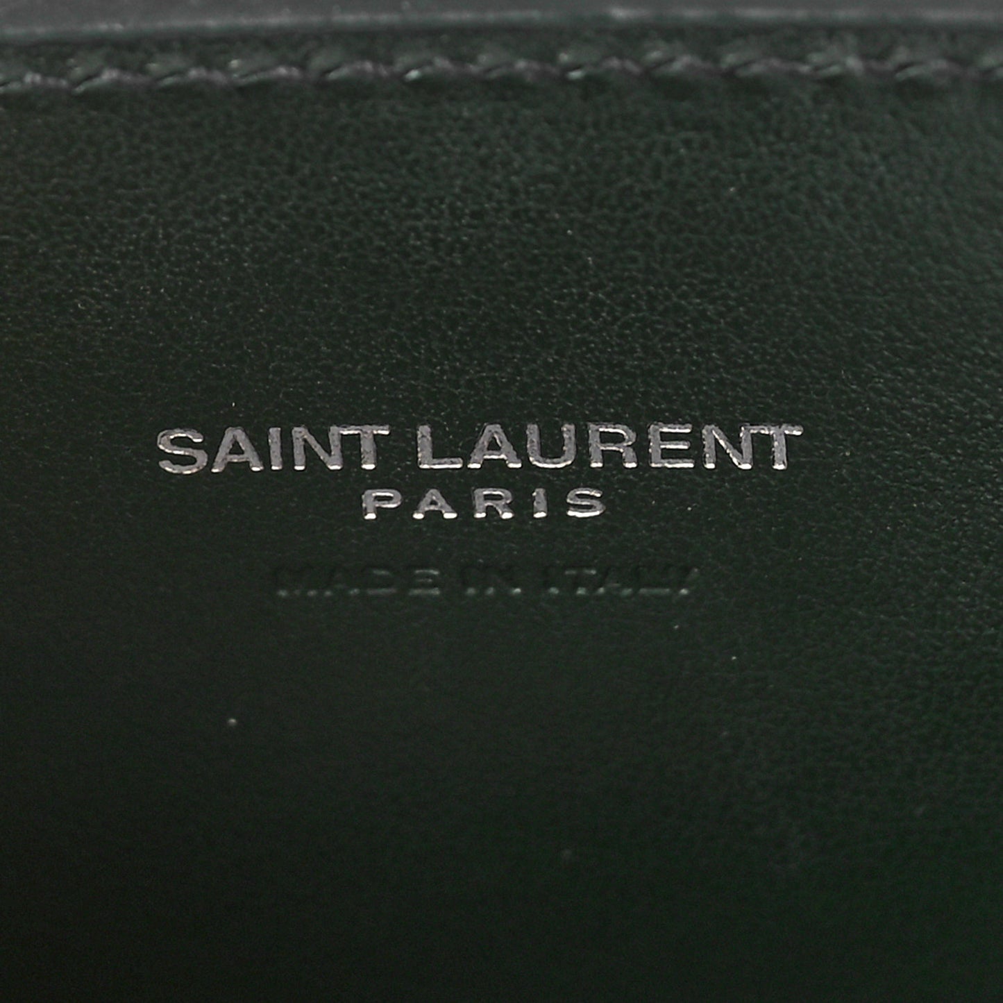 Calfskin Crocodile Embossed Nano Sac De Jour Dark Green