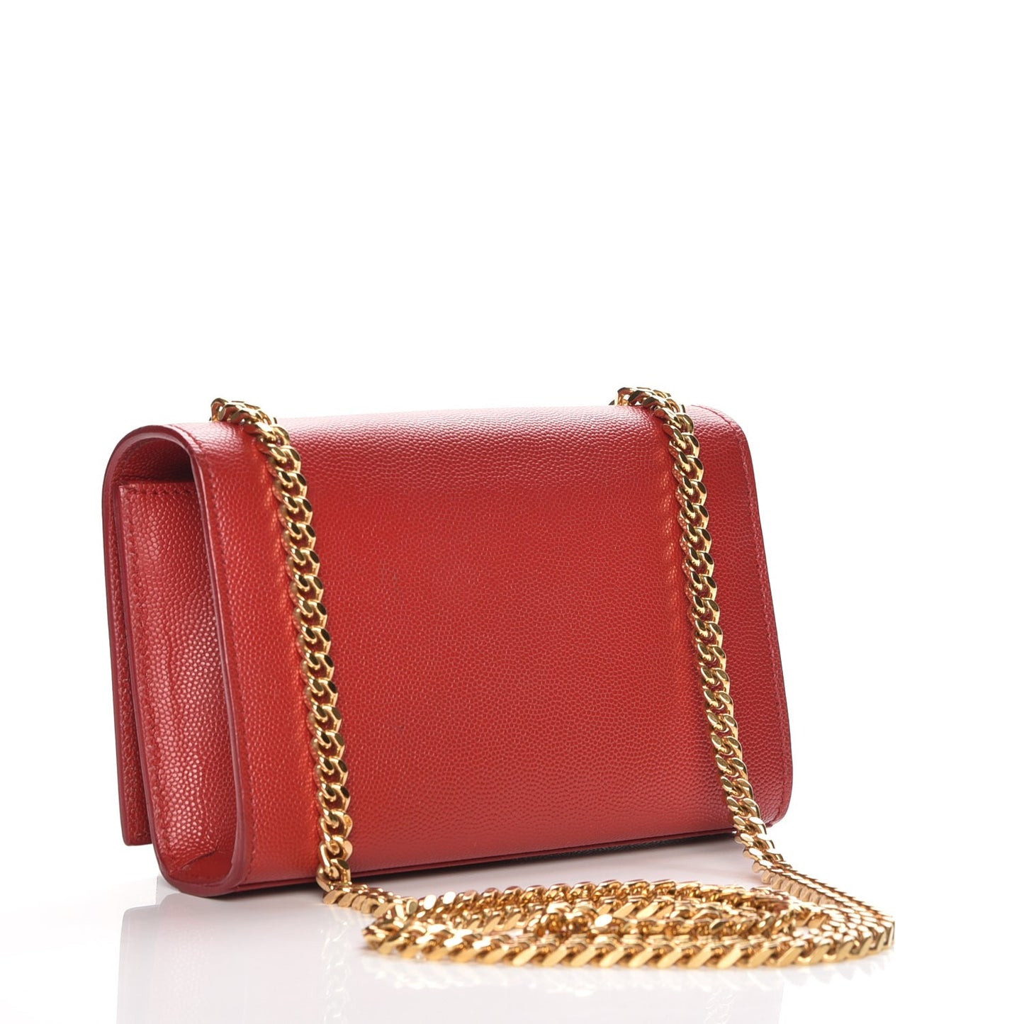 Grain De Poudre Small Monogram Kate Satchel Red