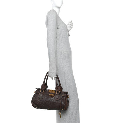 Chloe Calfskin Medium Paddington Satchel Brown 2 of 11