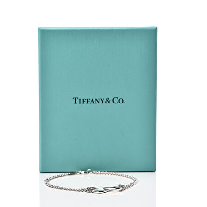 Tiffany Sterling Silver Infinity Double Chain Bracelet 6 of 6