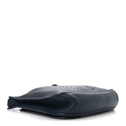 Hermes Taurillon Clemence EVELYNE III GM Blue De Prusse 4 of 10