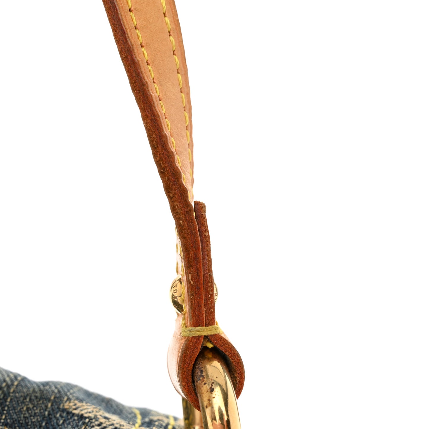 Monogram Denim Mini Pleaty Blue