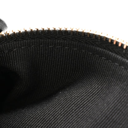 Chanel Shiny Crumpled Lambskin Quilted Small Preppy Pocket Camera Case Black 11 of 11