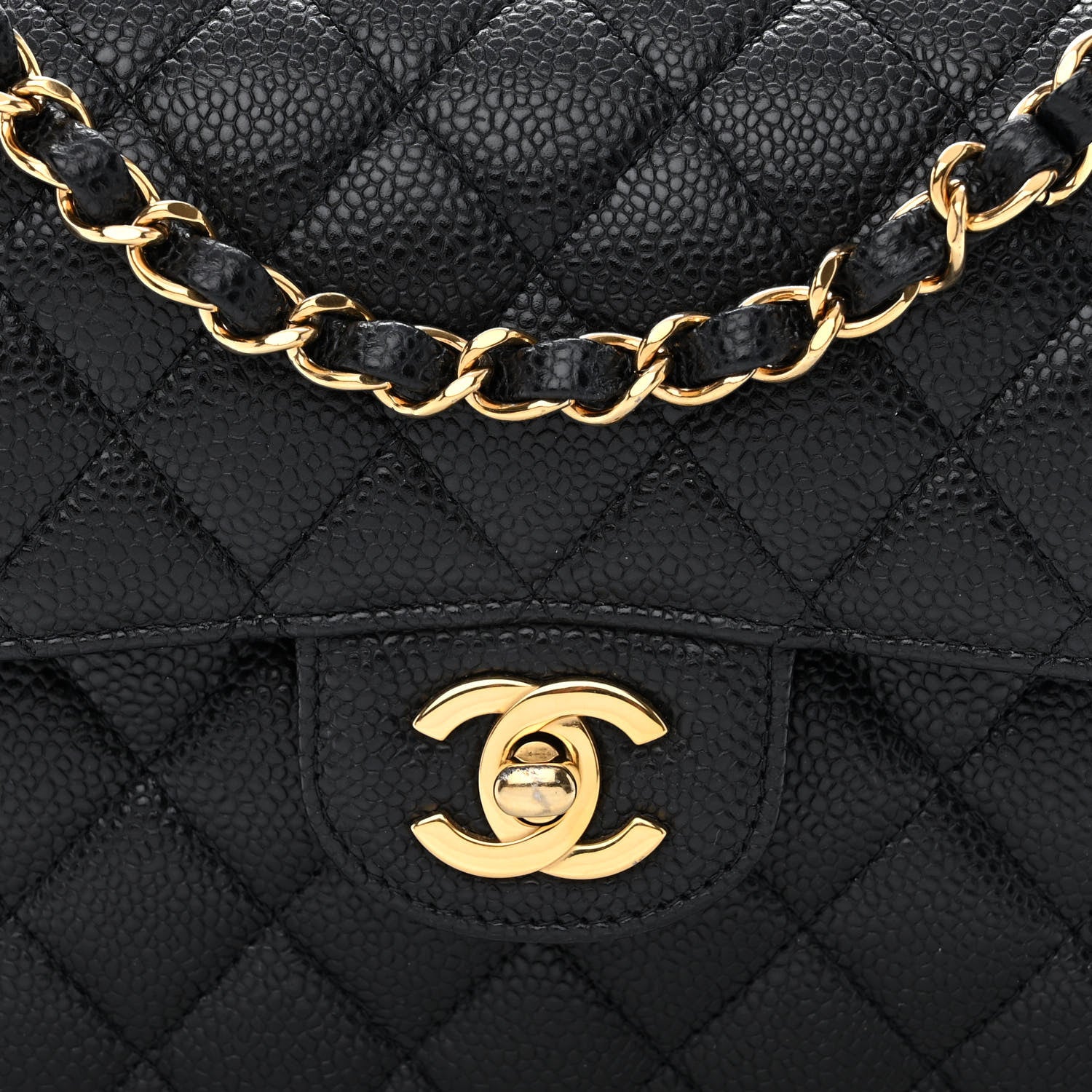 Chanel Caviar Quilted Small Double Flap Black 8 of 12