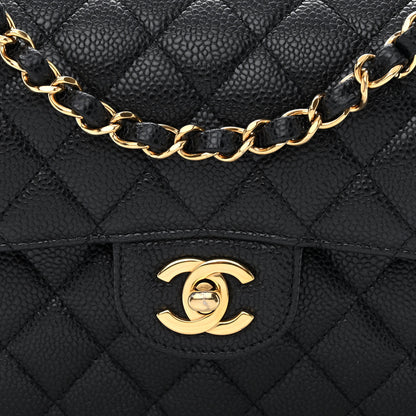 Chanel Caviar Quilted Small Double Flap Black 8 of 12