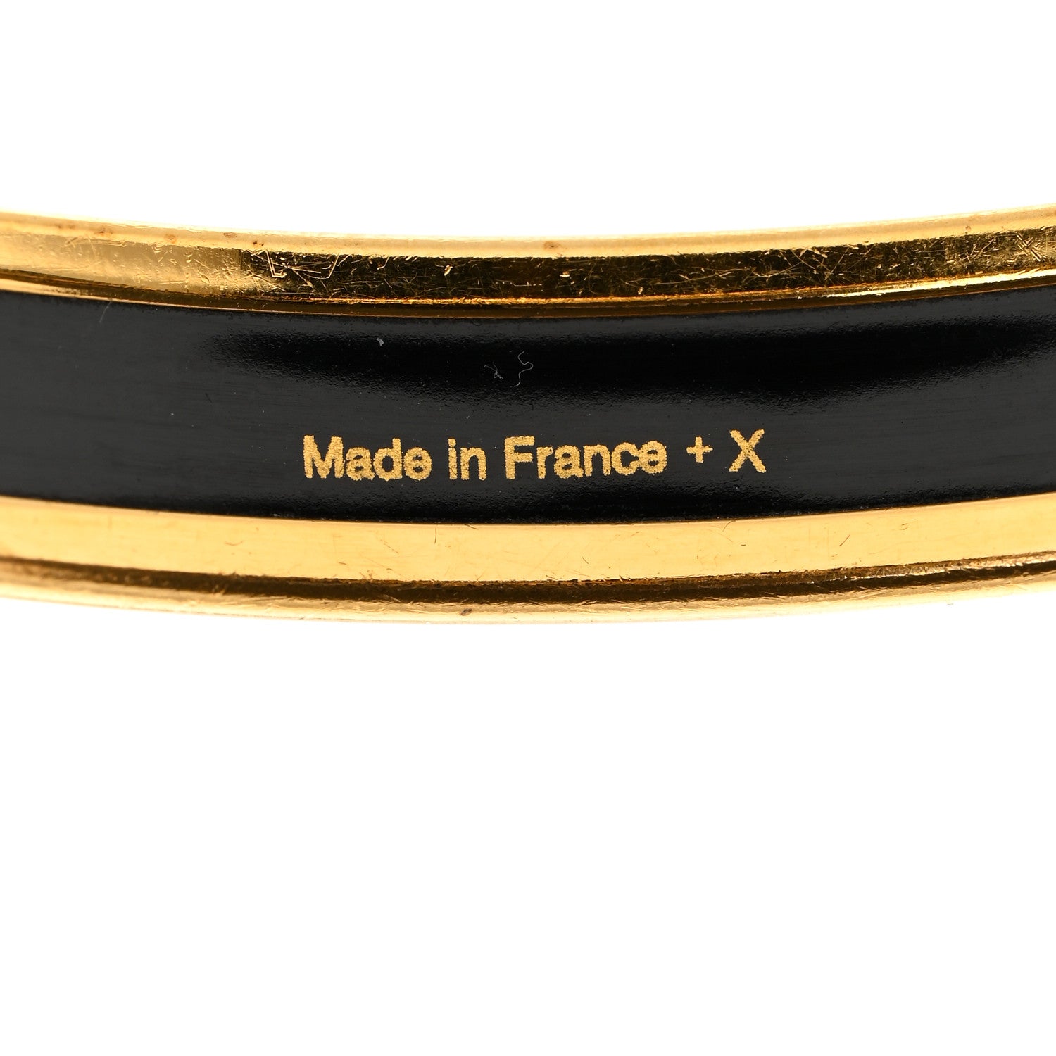 Hermes Enamel Printed Narrow Bracelet 65 5 of 6