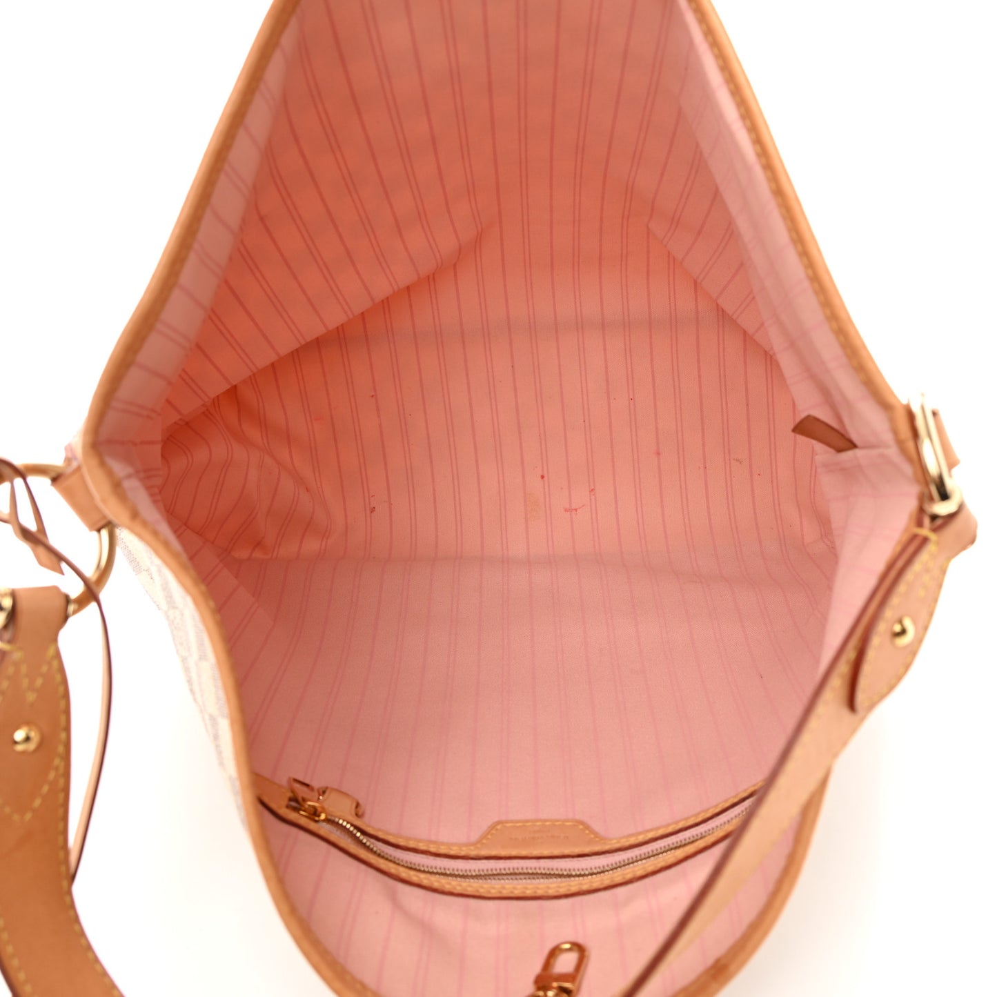 Damier Azur Delightful MM Rose Ballerine