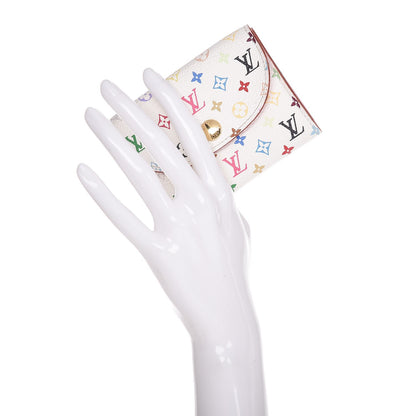 Louis Vuitton Monogram Multicolor Business Card Holder White Litchi 2 of 9