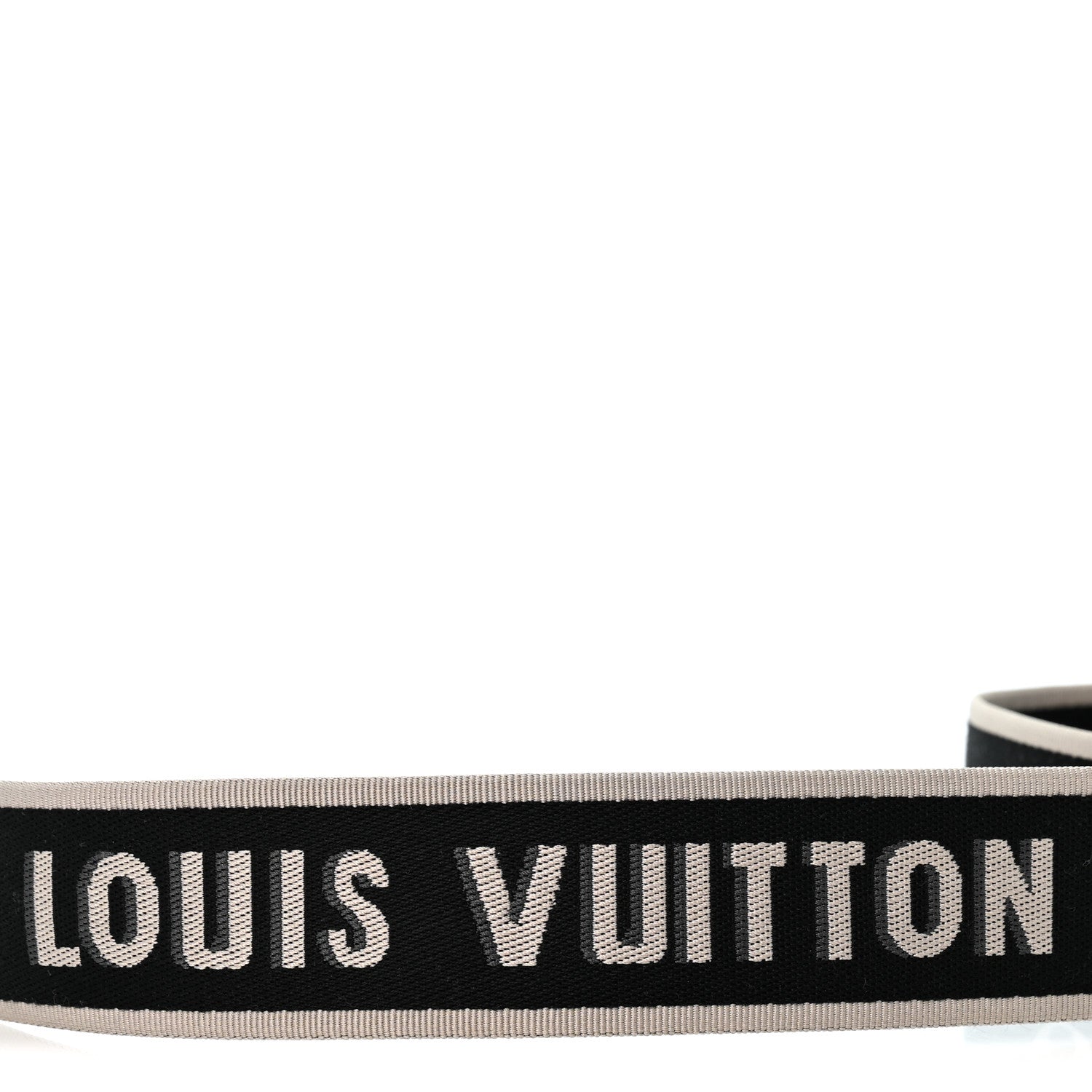 Louis Vuitton Jacquard Diane Shoulder Strap Black Ivory 4 of 4