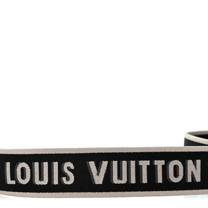 Louis Vuitton Jacquard Diane Shoulder Strap Black Ivory 4 of 4
