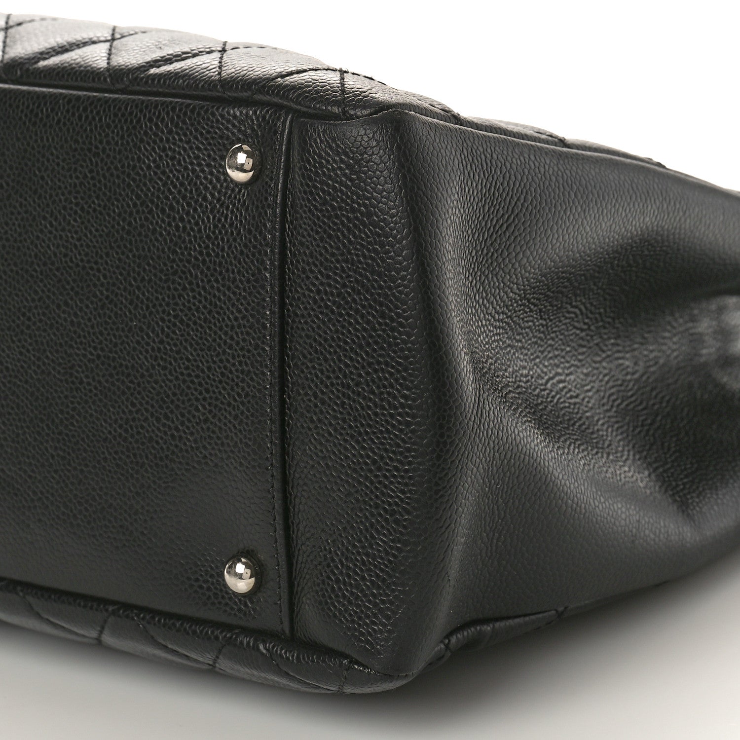 Chanel Caviar Quilted XL Grand Shopping Tote GST Black 10 of 13