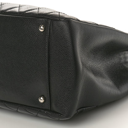 Chanel Caviar Quilted XL Grand Shopping Tote GST Black 10 of 13