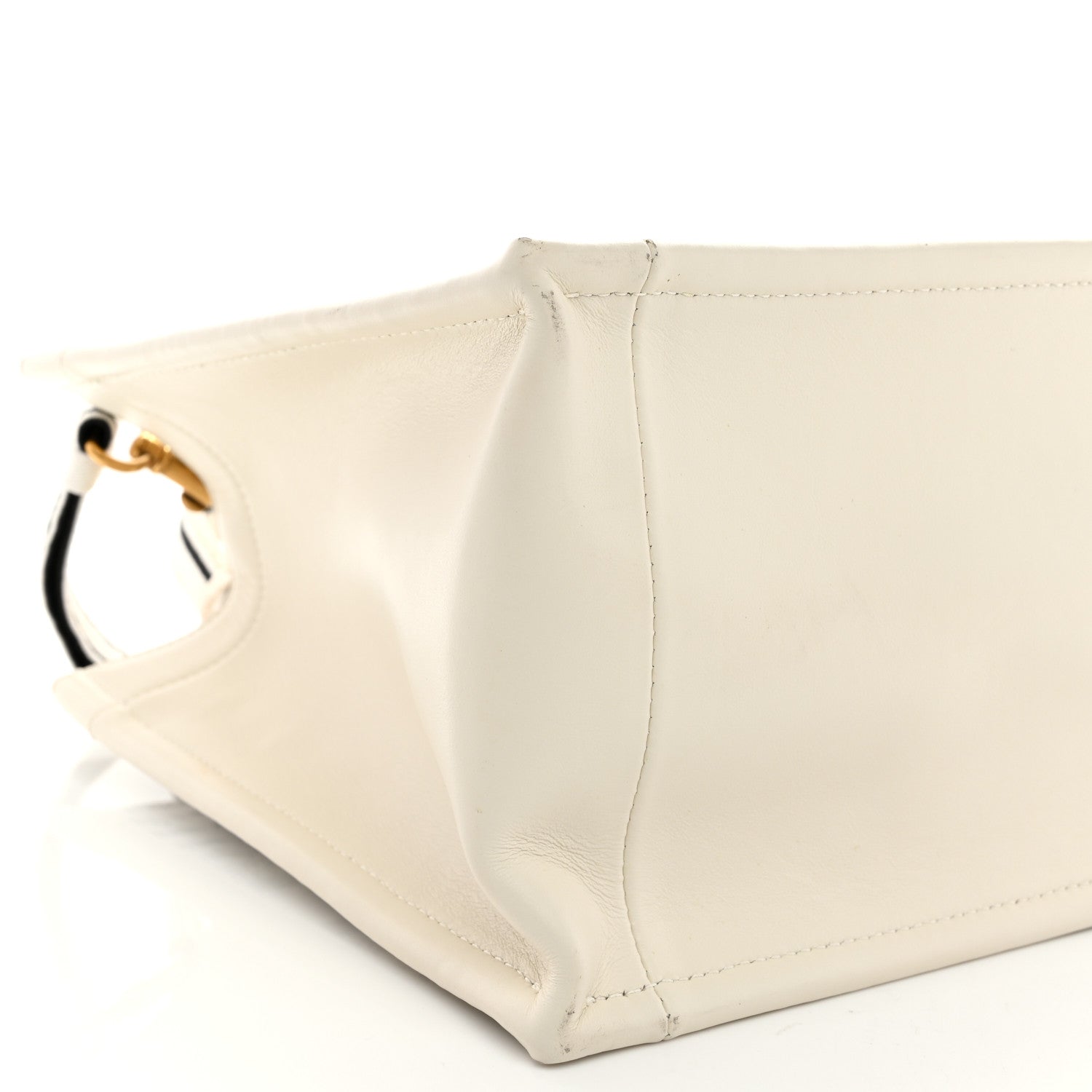 Christian Dior Calfskin Canvas Embroidered Small Dioramour Je Vous Adore Book Tote With Strap White Black Red 9 of 11