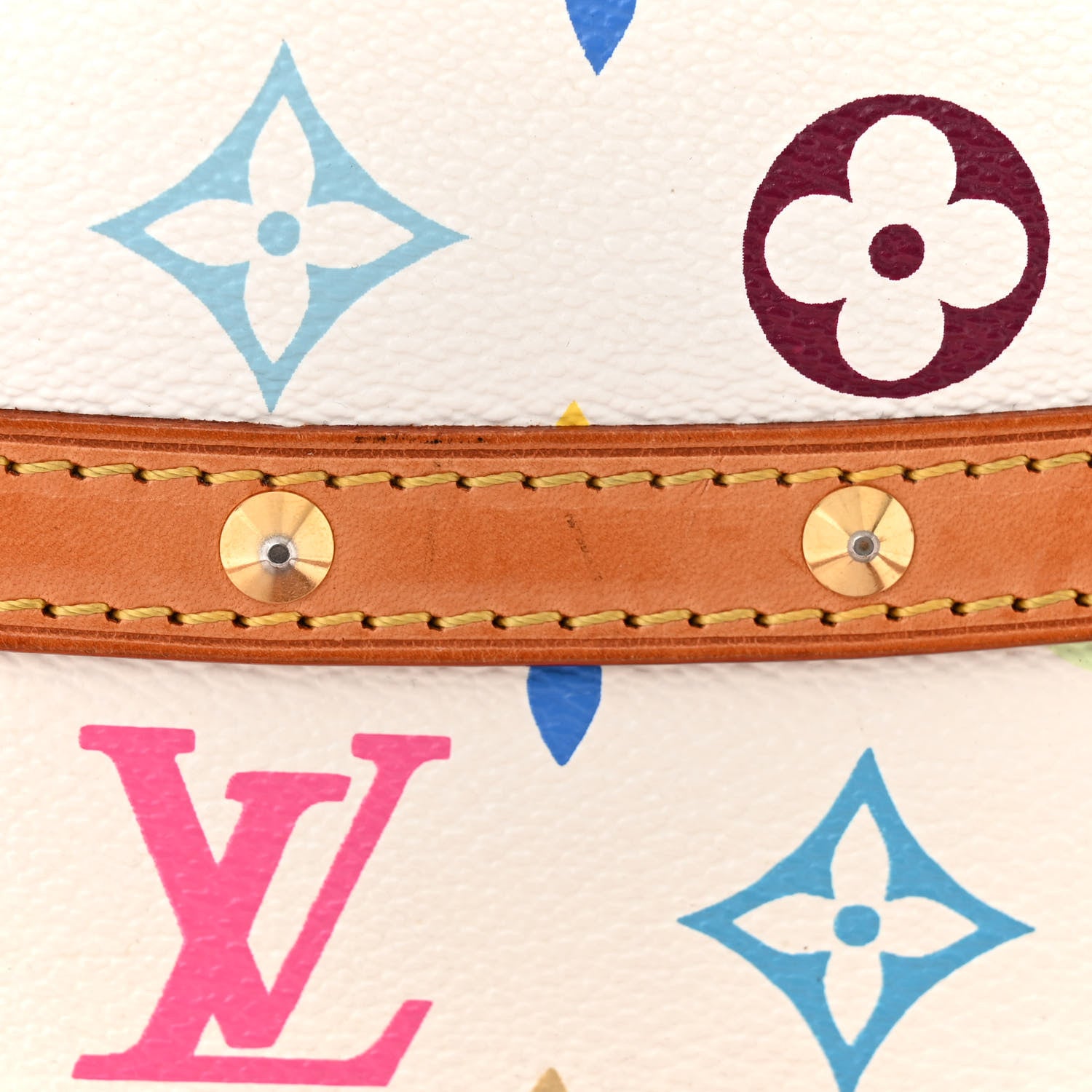 Louis Vuitton LOUIS VUITTON Monogram Multicolor Sologne White 11 of 14