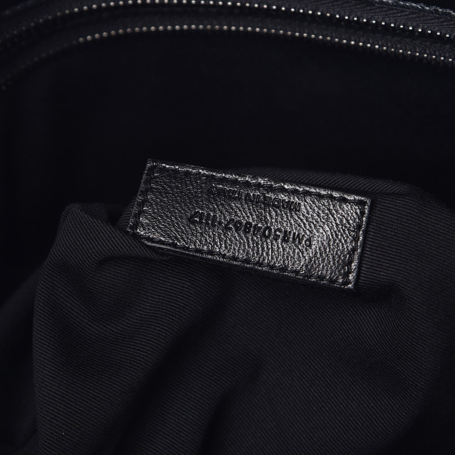 Saint Laurent Crinkled Calfskin Matelasse Monogram Large Niki Shopping Tote Bag Black 7 of 7