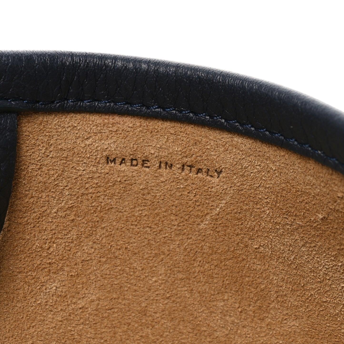 Grained Calfskin Medium N/S Park Tote Marine