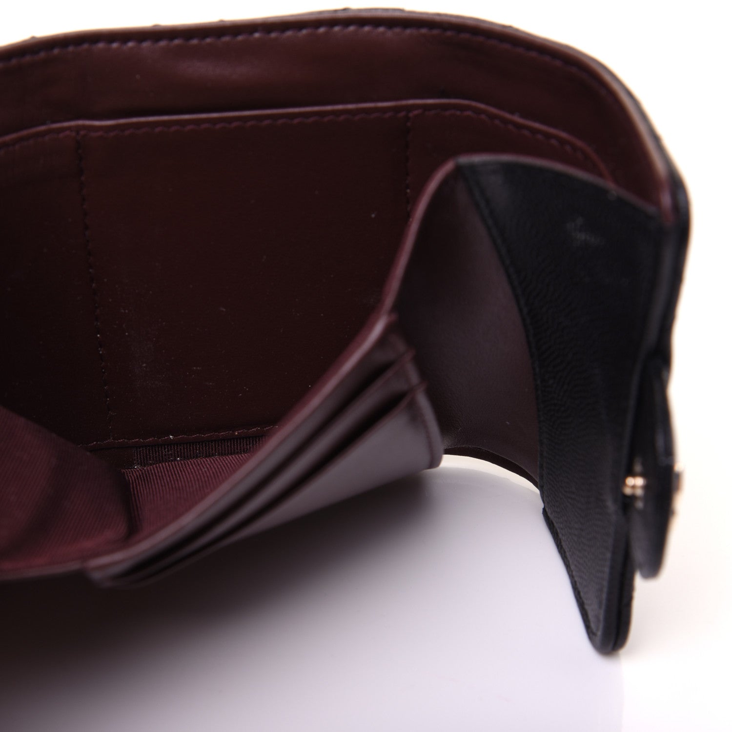 Chanel Caviar Quilted Compact Flap Wallet Black 5 of 13