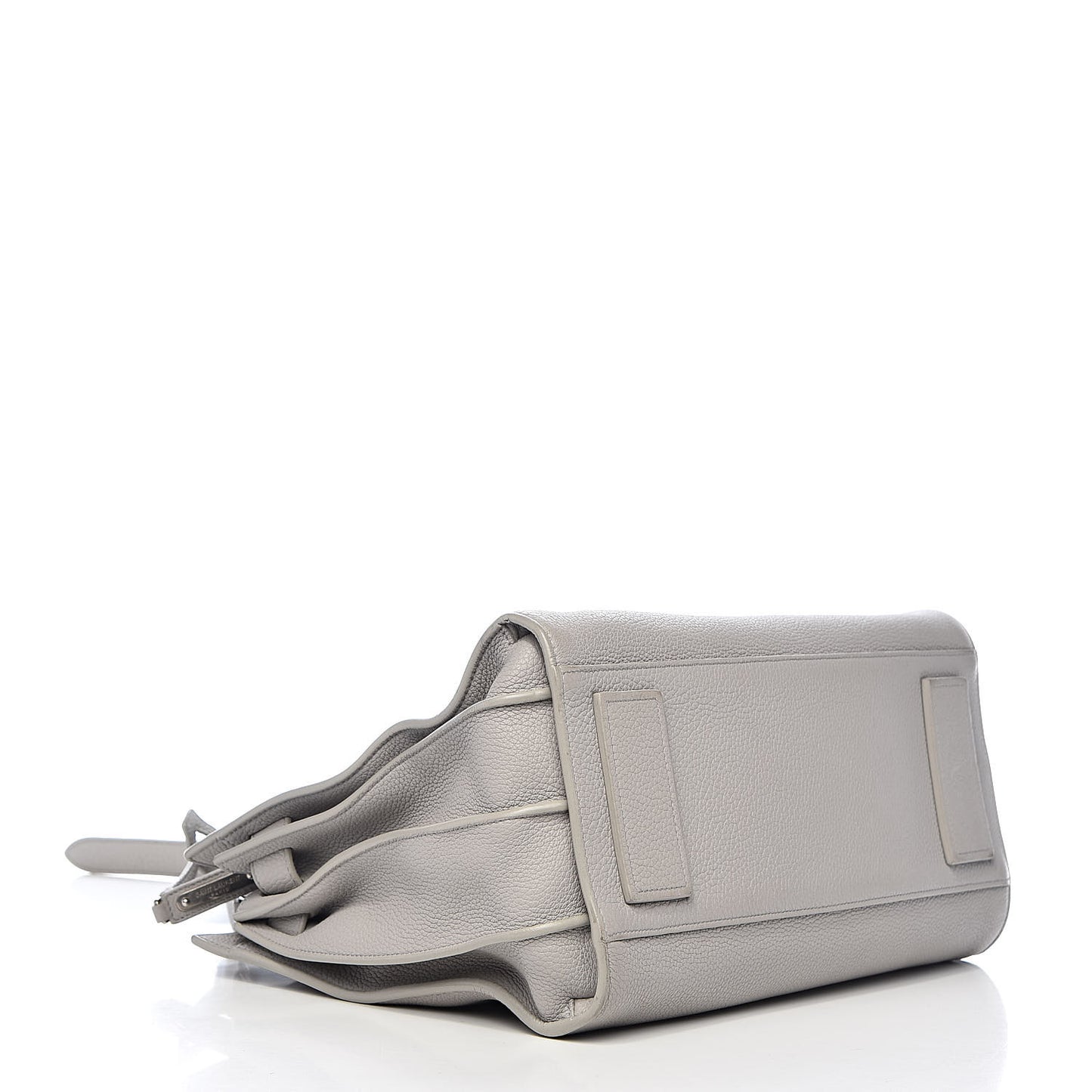 Grained Calfskin Small Supple Sac De Jour Grey