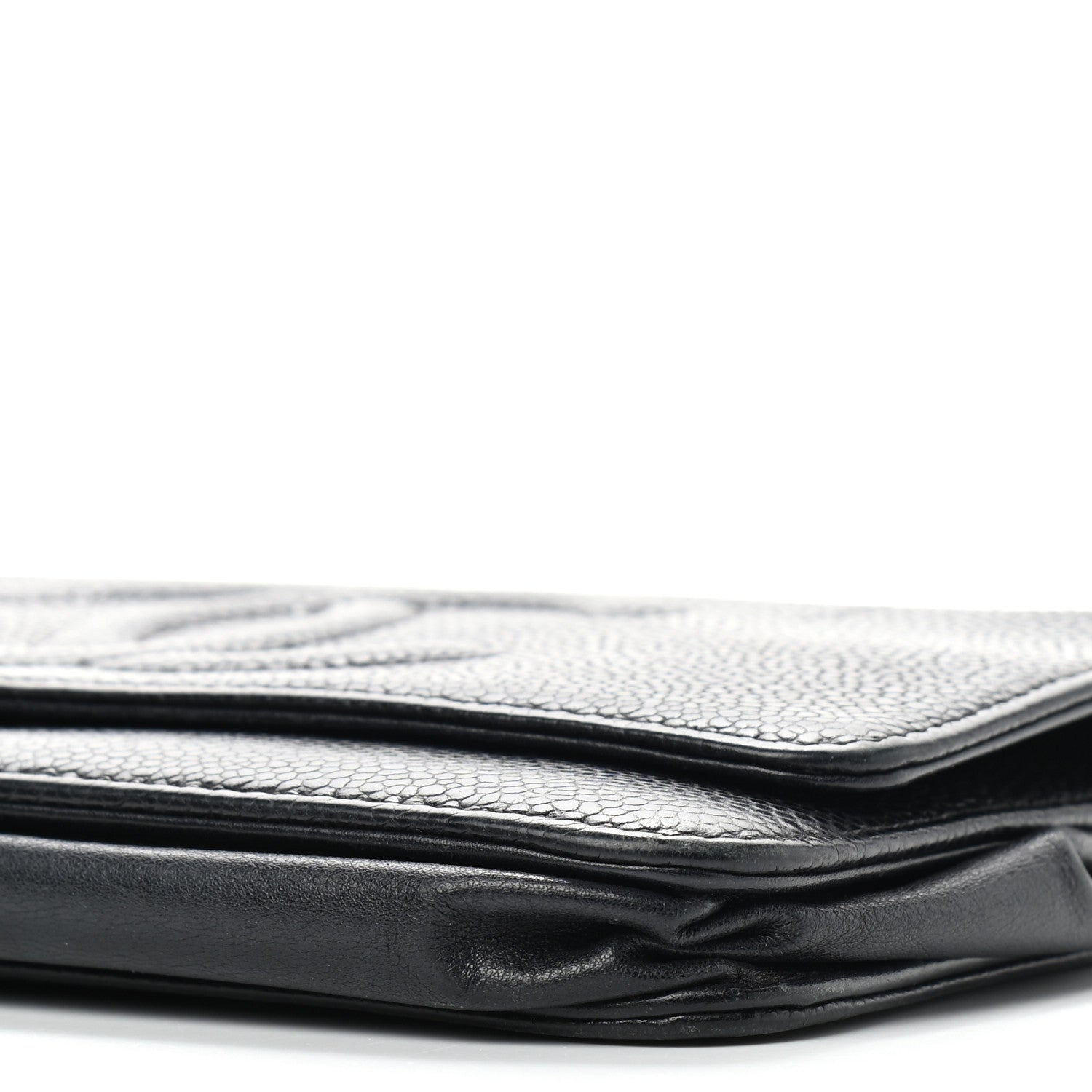 Chanel Caviar Timeless CC Wallet On Chain WOC Black 9 of 10