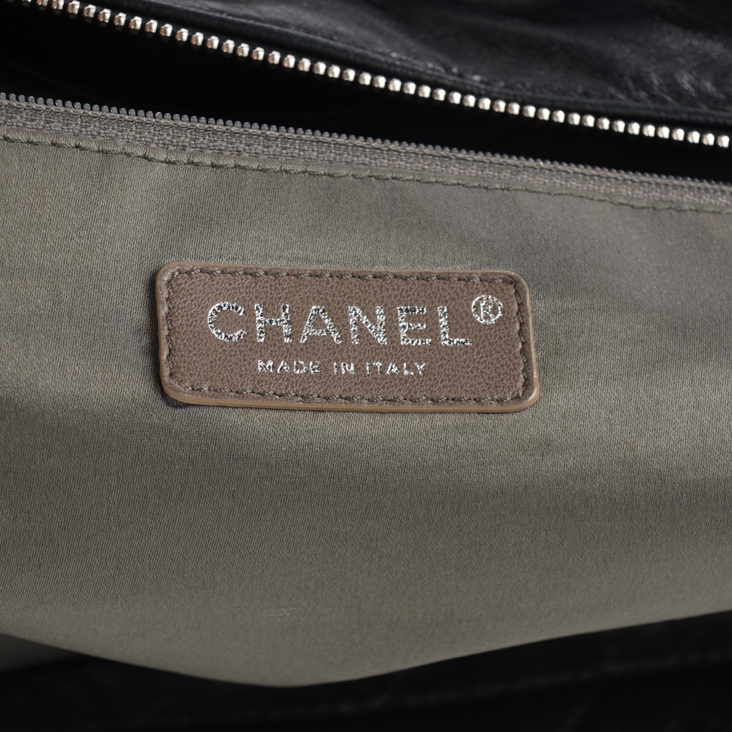 Chanel Lambskin Quilted East West Sharpei Tote Black 5 of 7