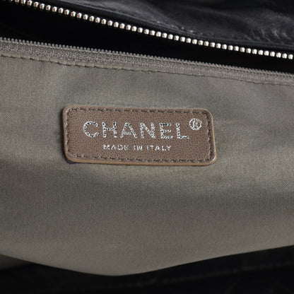 Chanel Lambskin Quilted East West Sharpei Tote Black 5 of 7