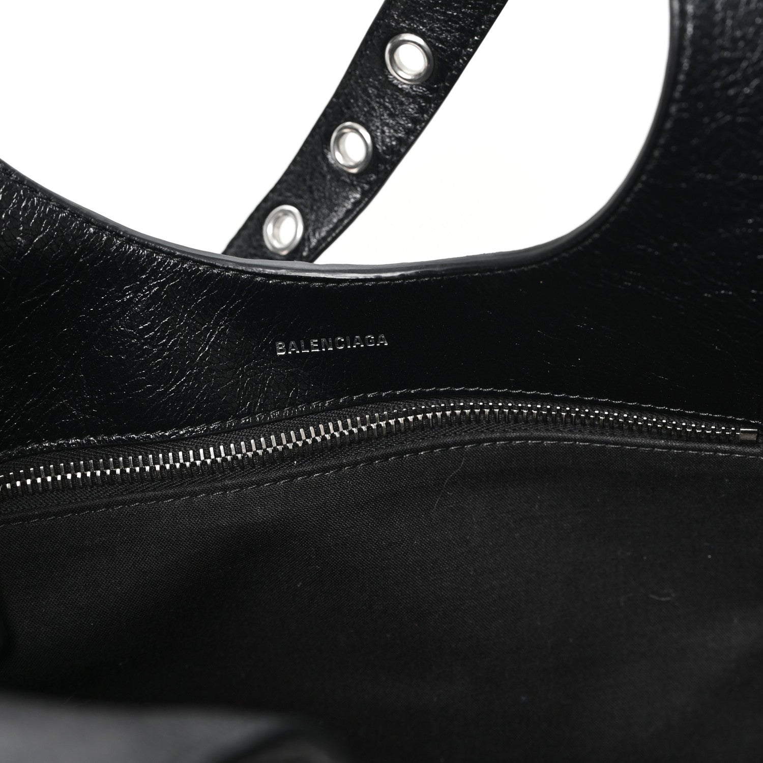Balenciaga Agneau Arena Medium Le Cagole Carry All Bag Black 6 of 10