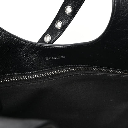 Balenciaga Agneau Arena Medium Le Cagole Carry All Bag Black 6 of 10