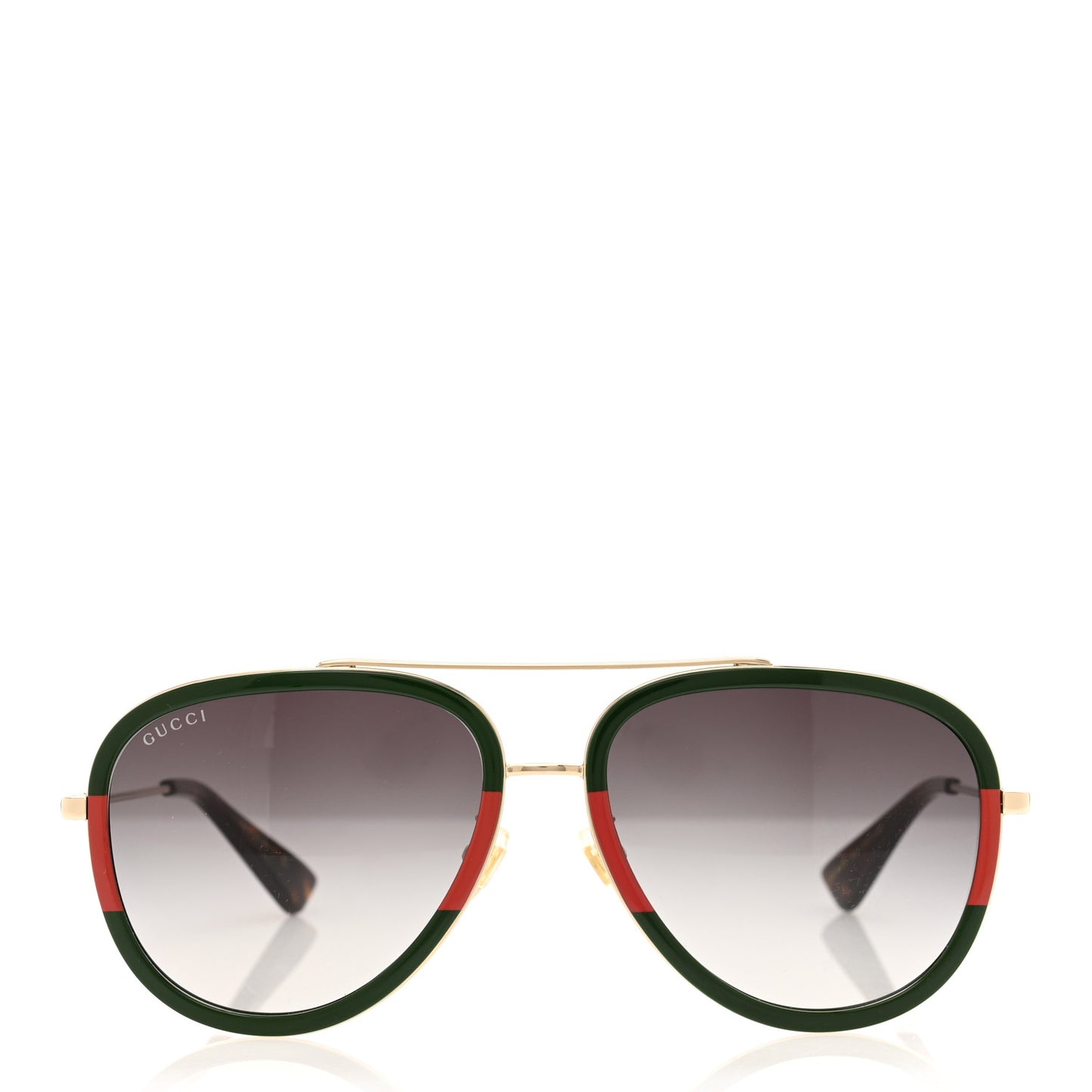 Web Aviator Sunglasses GG0062S Green Red