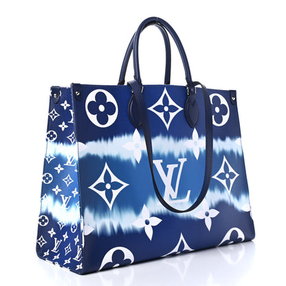 Louis Vuitton Monogram Escale Onthego GM Blue 2 of 4
